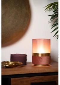 Lucide 10508/01/66 - Stolná lampa EXTRAVAGANZA TUSSE 1xE14/40W/230V ružová