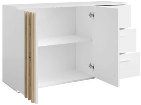 Komoda TOLIS 2D3S, biela