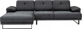 Rohová sedačka Mussty 1 (antracit) (L)