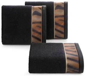 BAVLNENÝ UTERÁK EVA MINGE23 50X90 CM ČIERNA