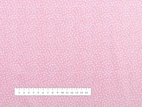 Biante Bavlnený štvorcový obrus Sandra SA-256 Ryža na ružovom 40x40 cm