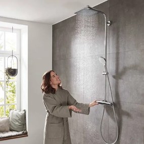 Hansgrohe Crometta E, Showerpipe 240 1jet s termostatom, chróm, HAN-27271000