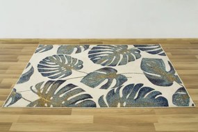 Koberec Emily 2918A Monstera lístie krémový