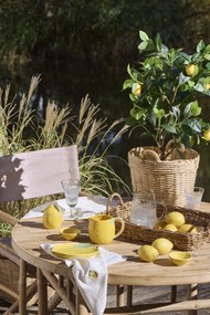 Ib Laursen Látkový obrúsok s výšivkou Summer Vibe Lemon