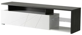 TV stolík Arctic Biela/Čierna 11008822