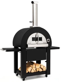 Diavolo Napoletana, pec na pizzu, na drevené uhlie, nehrdzavejúca oceľ