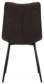 Autronic BONTEC Jedálenská stolička, hnedá, látka, DCL-L1094 BR2 Farba: Šedá