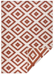 NORTHRUGS - Hanse Home koberce Kusový koberec Twin-Wendeteppiche 103130 terra creme – na von aj na doma - 80x350 cm