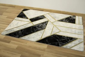 Koberec Diamond K4423G zlatý / sivý