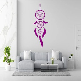 Veselá Stena Samolepka Indiánsky lapač snov Farba: fialová, Veľkosť: 100 x 35 cm