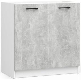 Kuchynská zostava 180 cm Ozara C (betón). Akcia -20%. Vlastná spoľahlivá doprava až k Vám domov. 1128867