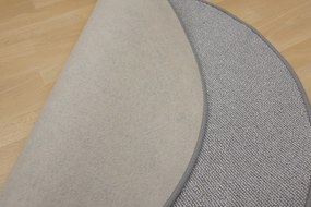 Vopi koberce Kusový koberec Porto sivý kruh - 57x57 (priemer) kruh cm