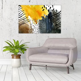 Obraz - Abstraktný akvarel (90x60 cm)