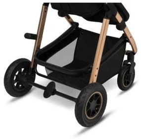 Lionelo - Kombinovaný kočík 3v1 AMBER Čierny Onyx