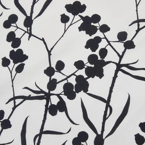 Bavlnené obliečky BERRIES bielo-čierne Rozmer obliečky: 80 x 80 cm | 135 x 200 cm