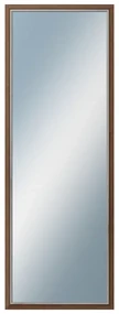 DANTIK - Zrkadlo v rámu, rozmer s rámom 50x140 cm z lišty TAIGA hnedá (3107)