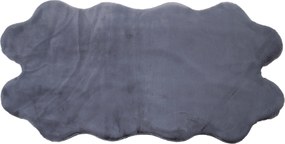 XXXLutz UMELÁ KOŽUŠINA, 90/160 cm, sivá - Koberce - 003580043557