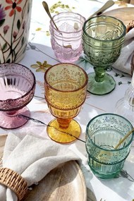 Set 6ks farebných misiek na nohe Saint-Émilion - Ø 10,5*10 cm / 260ml