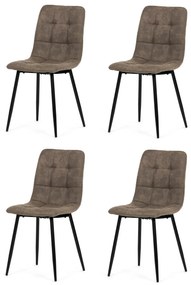 Súprava jedálenských stoličiek Vintage CT-281 BR3,4 ks