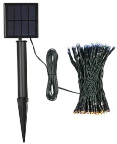 LIVARNO home Solárna svetelná reťaz, 100 LED (farebná) (100367336)