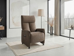 XXXLutz RELAXAČNÉ KRESLO, textil, hnedá Sit & More - Online Only obývacie izby - 00014403245H