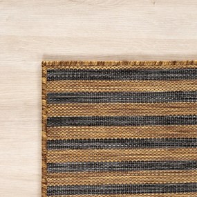 Čierny/hnedý vnútorný a vonkajší behúň 80x250 cm Mira 1453 – Ayyildiz Carpets
