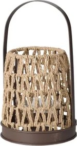Lampáš 18x32 cm, povraz/kov%