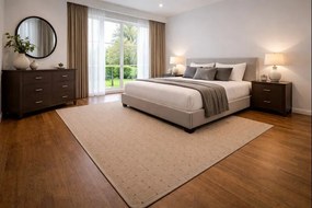 Condor Carpets 120x120 cm Kusový koberec Udinese béžový new štvorec, béžová, chodba / predsieň