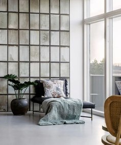 Prírodné drevené kreslo s výpletom Lounge - 60*62*78 cm