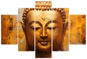 Obraz - Budha, olejomaľba (150x105 cm)