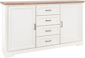 Komoda so zásuvkami Jasmin 165 cm, borovica/dub artisan