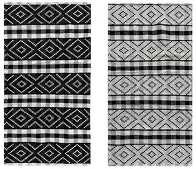 Koberec bavlnený Chindi 0.6/1.2 Cr-1291 čierny