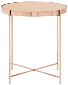 Okrúhly odkladací stolík so sklenenou doskou ø 43 cm Allure – Premier Housewares