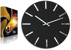 Nástěnné hodiny Diamond černé