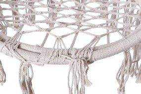 Závesné kreslo TOGO s vankúšmi, krémové