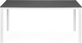 MultiGarden Záhradný stôl 6 miest 156x78 cm - sivý biely MultiGarden