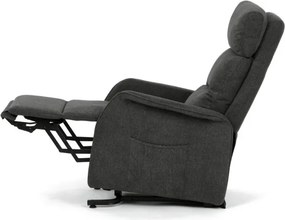 Polohovacie kreslo sivé, elektrické TV-L8960 GREY2