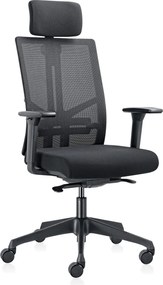 Kancelárska stolička WATT 1+1 ZADARMO, čierna