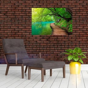Obraz - Plitvické jazerá (90x60 cm)