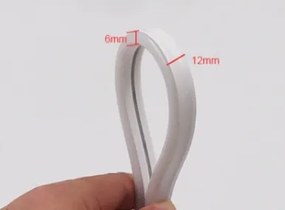 LED pásik 12V vodeodolný 50m NEON 8W/m neutrálna farba - estetický flexibilný tesný