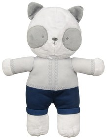Babymatex Deka DAVID 75x100 cm - Sivá s hračkou Panda
