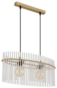 Globo 15698H3M - Luster na lanku GORLEY 2xE27/60W/230V zlatá