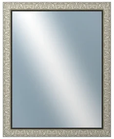 DANTIK - Zrkadlo v rámu, rozmer s rámom 80x100 cm z lišty PRAHA strieborná (2751)