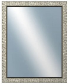 DANTIK - Zrkadlo v rámu, rozmer s rámom 80x100 cm z lišty PRAHA strieborná (2751)