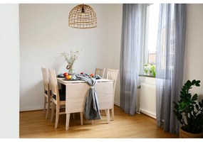 Matne lakovaný sklápací dubový jedálenský stôl Rowico Mimi, 120 x 80 cm