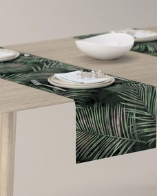 Štóla na stôl farba produktu zelená látka zamatová, vzorované
