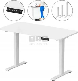 Kingsmith Walkingdesk Písací stôl s elektrickou reguláciou výšky Biely