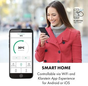 Klarstein Bansin Smart 2500, konvektor, 2500 W, ovládanie cez aplikáciu