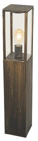 Vintage záhradná stojaca lampa starožitné zlato 80 cm IP44 - Charlois