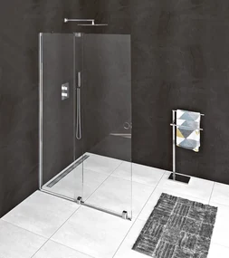 Polysan Polysan, MODULAR SHOWER stena na inštaláciu na múr, pre pripojenie otoč.panelu 900 mm, MS3A-90